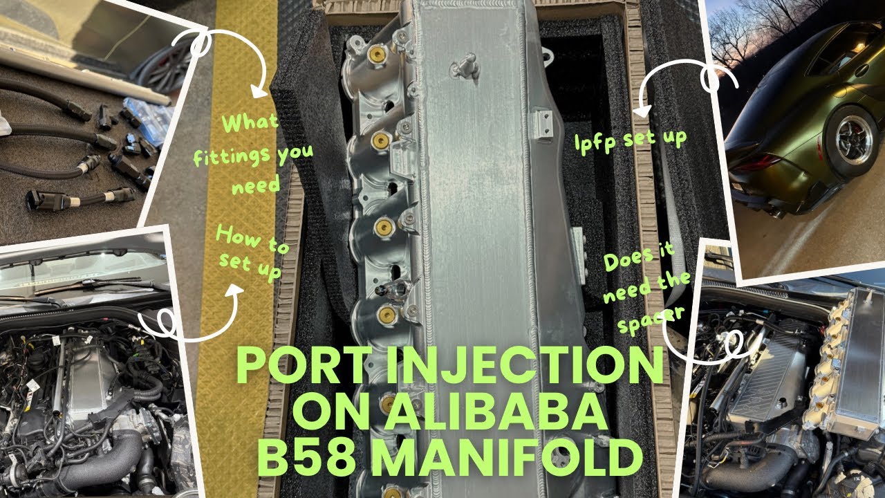 DIY port injection for gen 2 b58 alibaba manifold