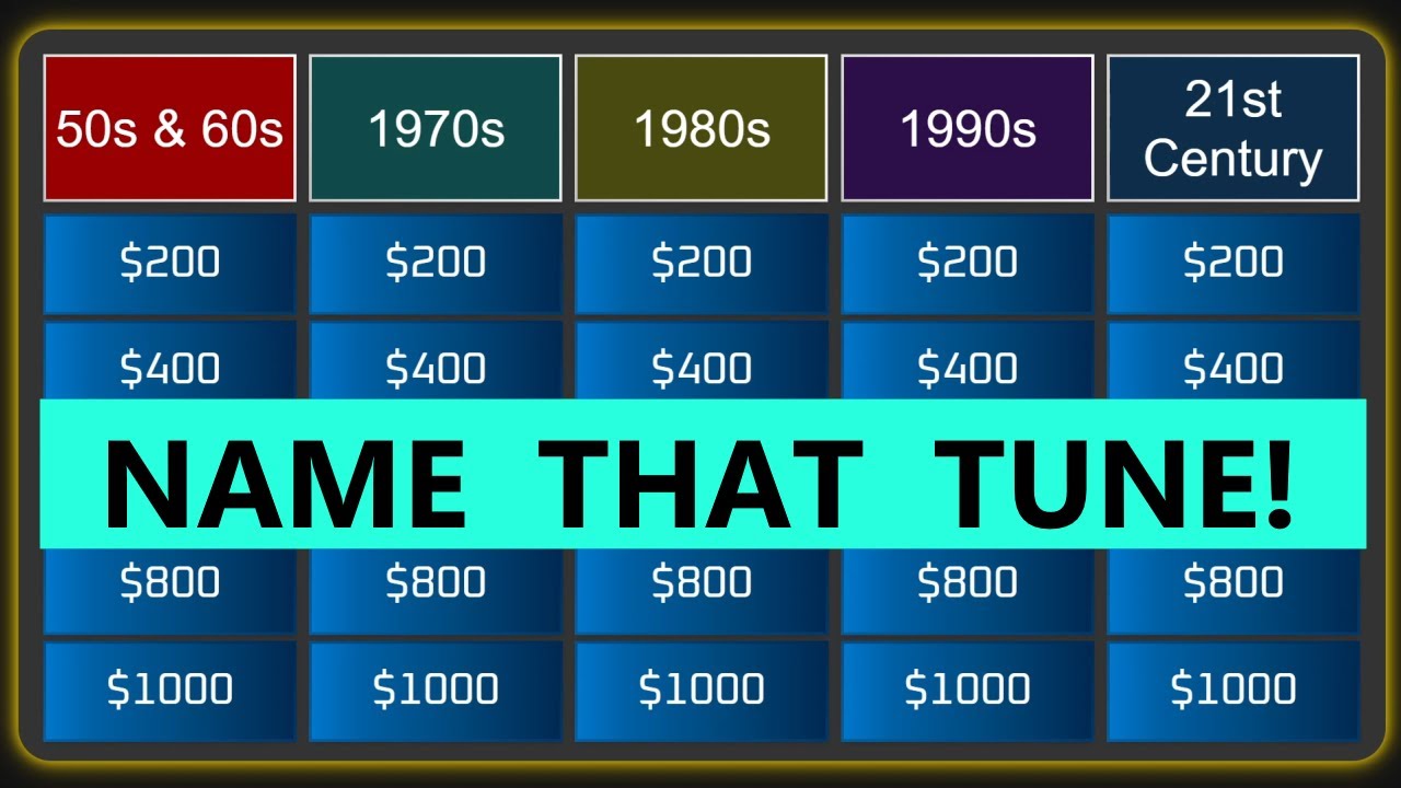 Guess the Song Jeopardy Style | Quiz #27 - 1950s to 2010s Music Decades Challenge!