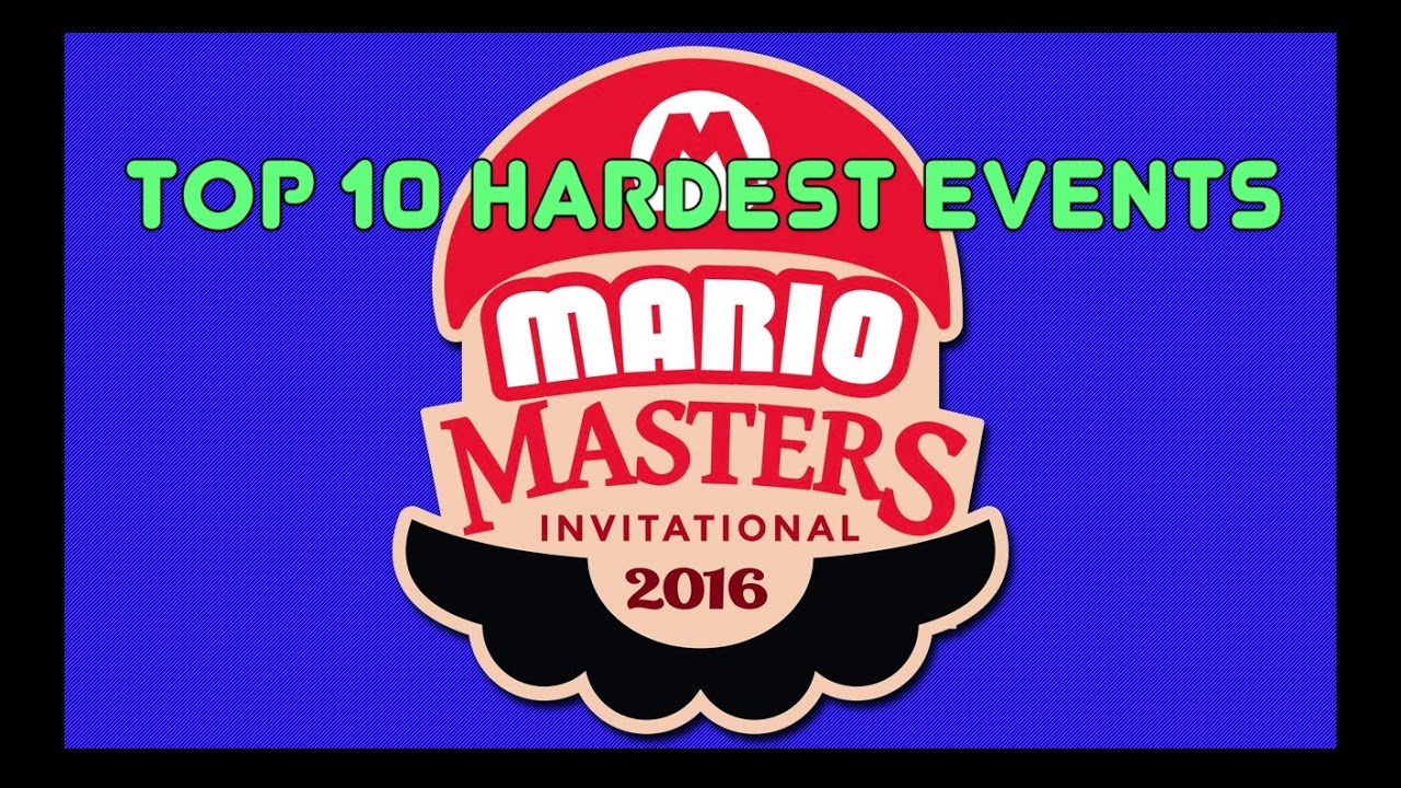 Top Ten Hardest Mario Masters Events