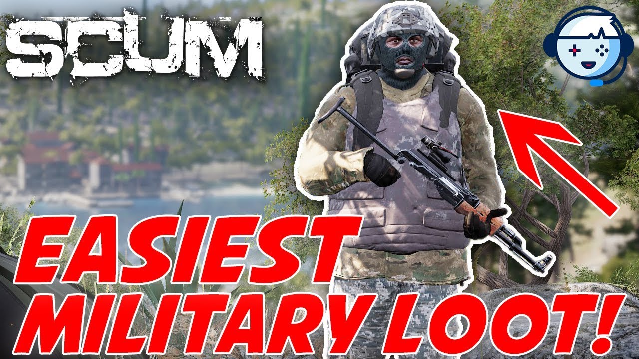 EASIEST Military Loot In The Game! | Bunker in C2 | Weapon and Equipment Location | SCUM Tips | Ep01
