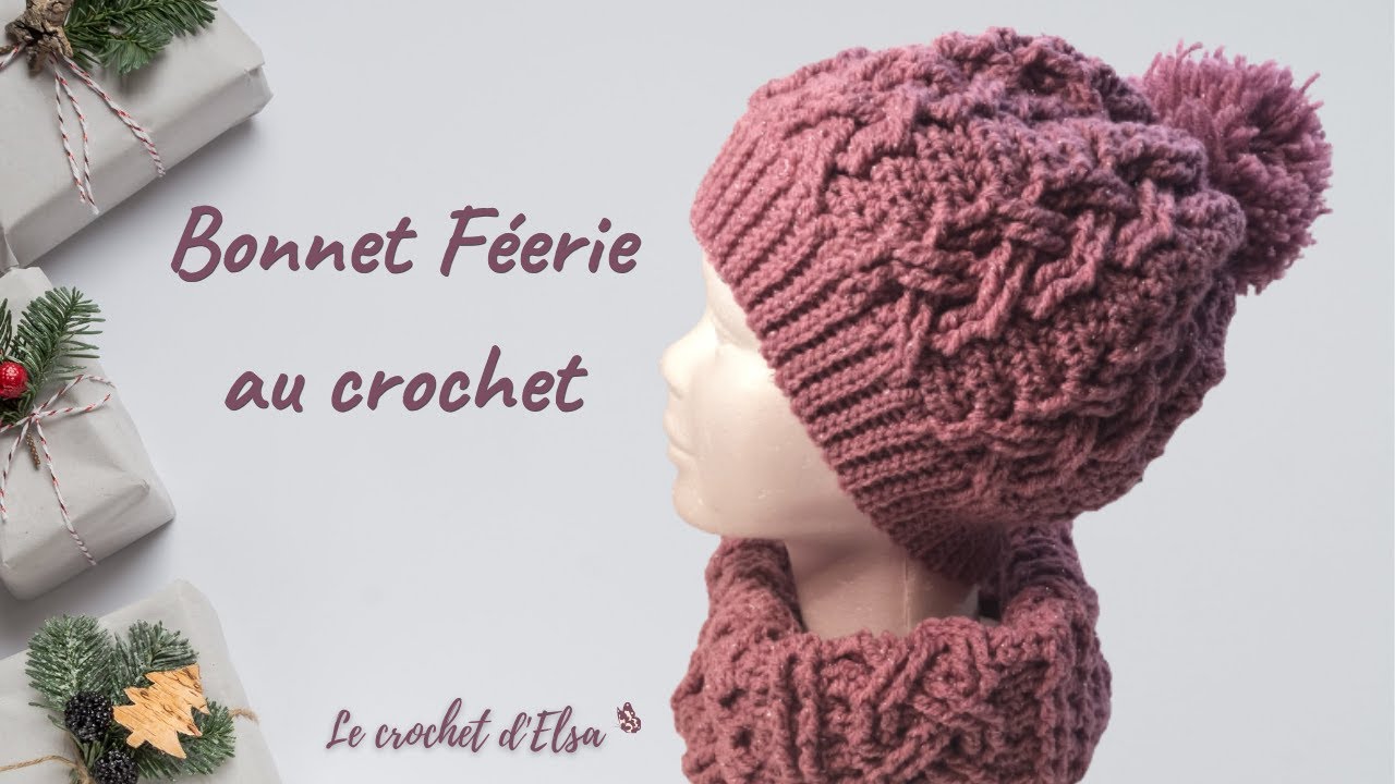 Bonnet féérie au crochet