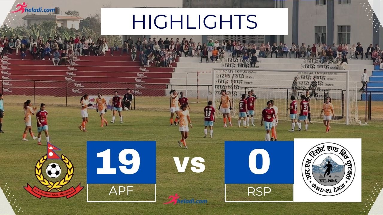 APF-19 Vs R.S POKHARA-0 II HIGHLIGHTS II ANFA WOMENS CHAMPIONSHIP 2026 II GAIGHAT II UDAYAPUR