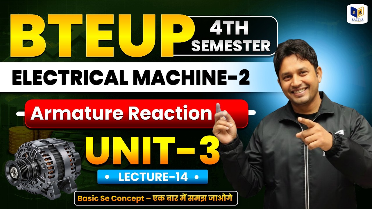 📗 Alternators ( जनरेटर ) | Electrical Machines-2 | Unit-3 Lecture-14 | BTEUP 4th Semester