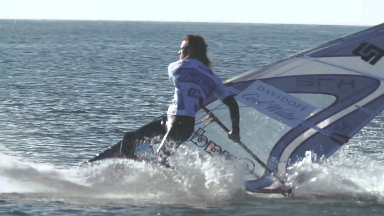 Adam Sims bei der Tow-In Session DAVIDOFF Cool Water Windsurf World Cup