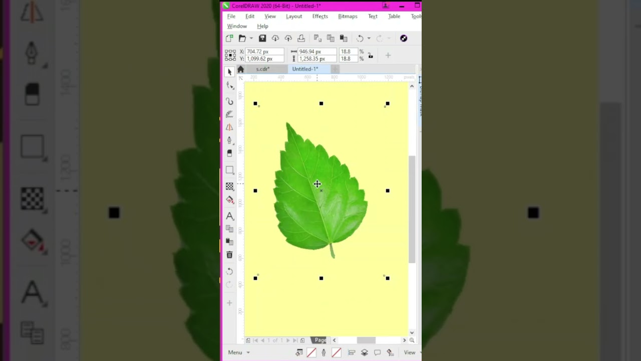 Remove Background Color in One Click | Background remove in CorelDRAW | PNG Maker
