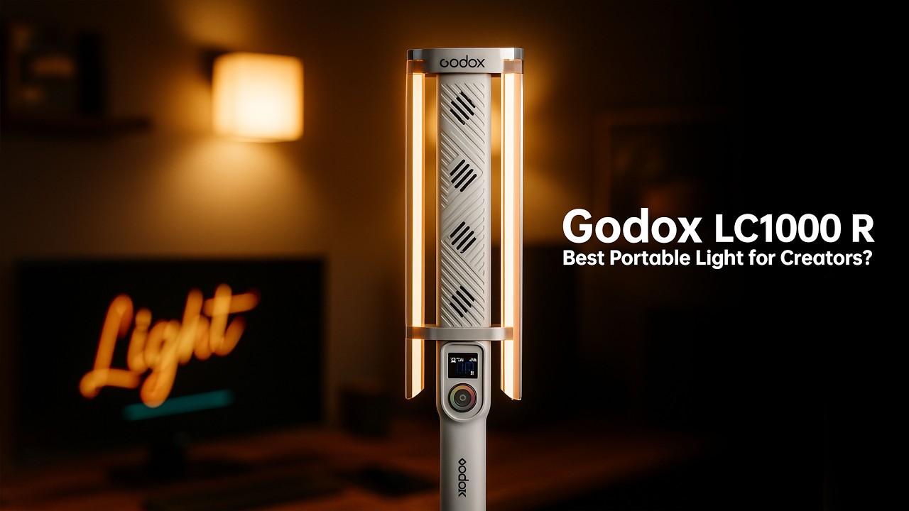 The Best Portable RGB Light for Creators? Godox LC1000R Hands-On Review