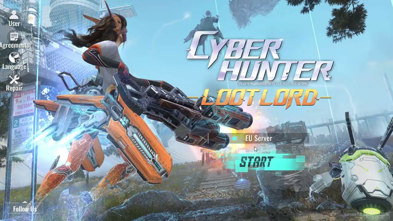 طريقة تشغيل لعبة cyber hunter على الكمبيوتر