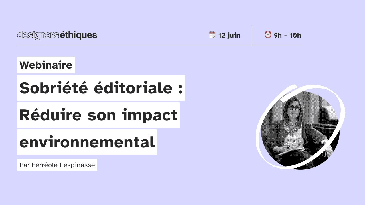 [Communauté Écoconception] Sobriété éditoriale : réduire son impact