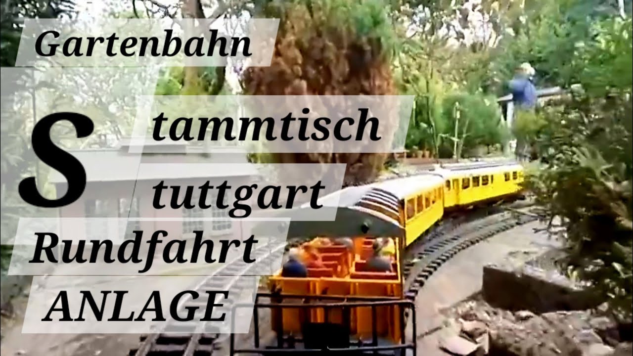 Gartenbahn Stammtisch Stuttgart Treffen bei Jochen seiner "SAB Gartenbahn" 2024