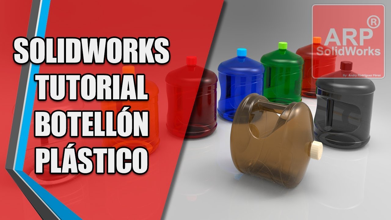 Botellón plástico | Solidworks | @ARPSolidWorks