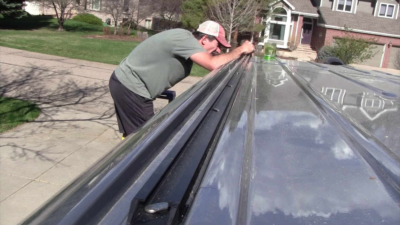 Installing Rhino Rack RTS523 roof rails on Sprinter van