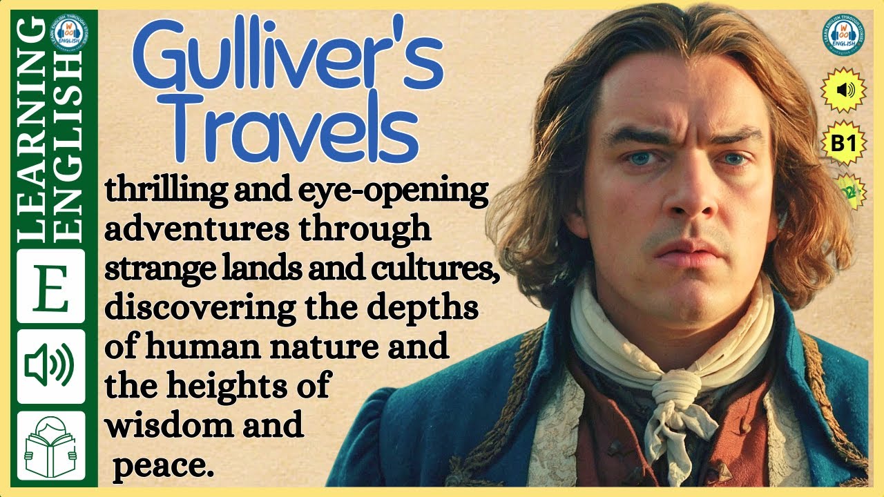 interesting story in English 🔥 Gulliver's Travels🔥 story in English with Narrative Story