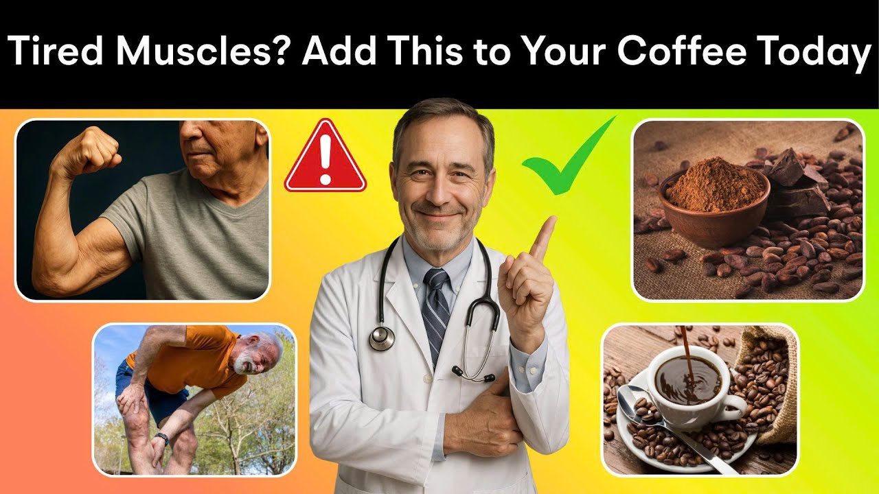 SENIORS, Drink Coffee Like THIS to REGAIN MUSCLE POWER After 60! | Senior Health Tips