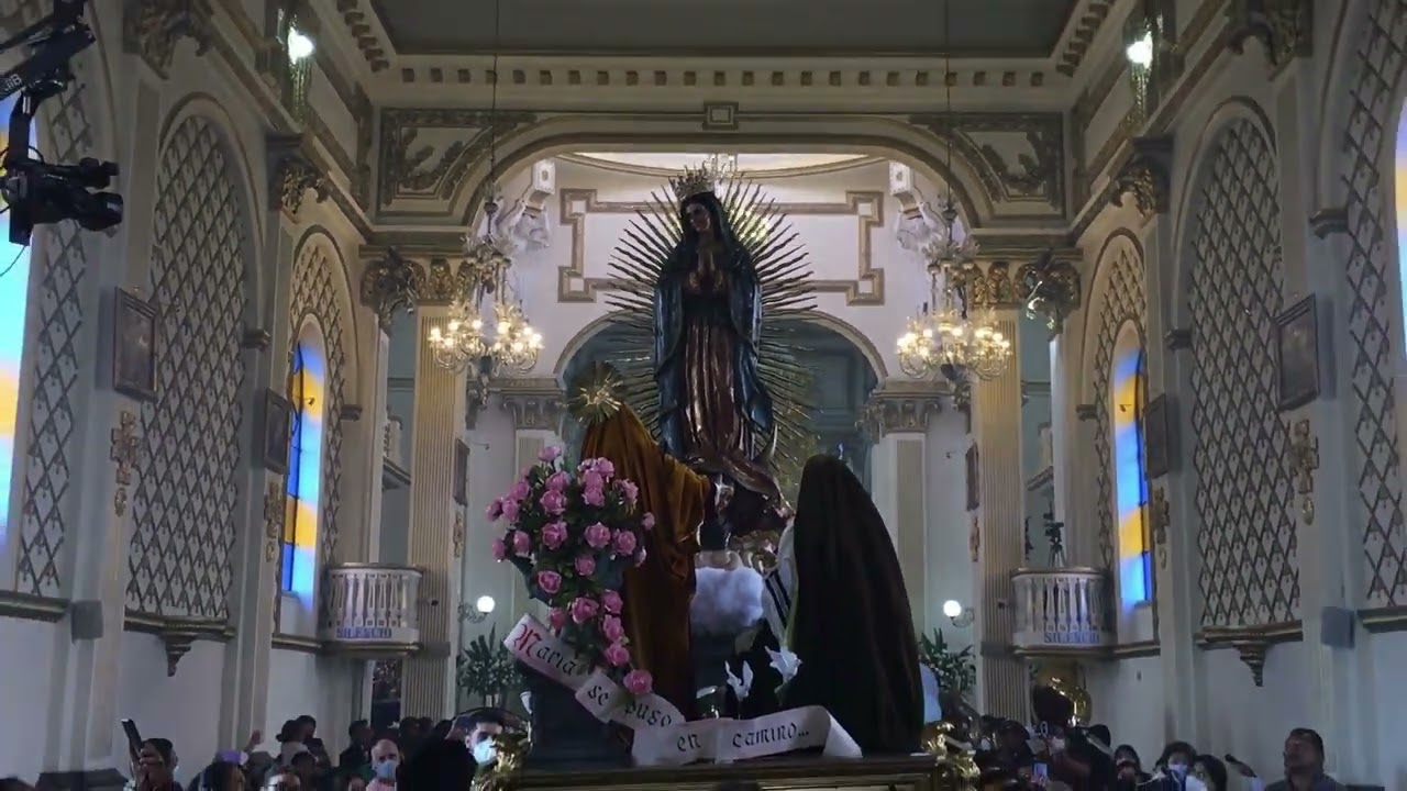 🔴 Salida VIRGEN DE GUADALUPE 2022 | Santuario de la virgen de Guadalupe | zona 1 Guatemala