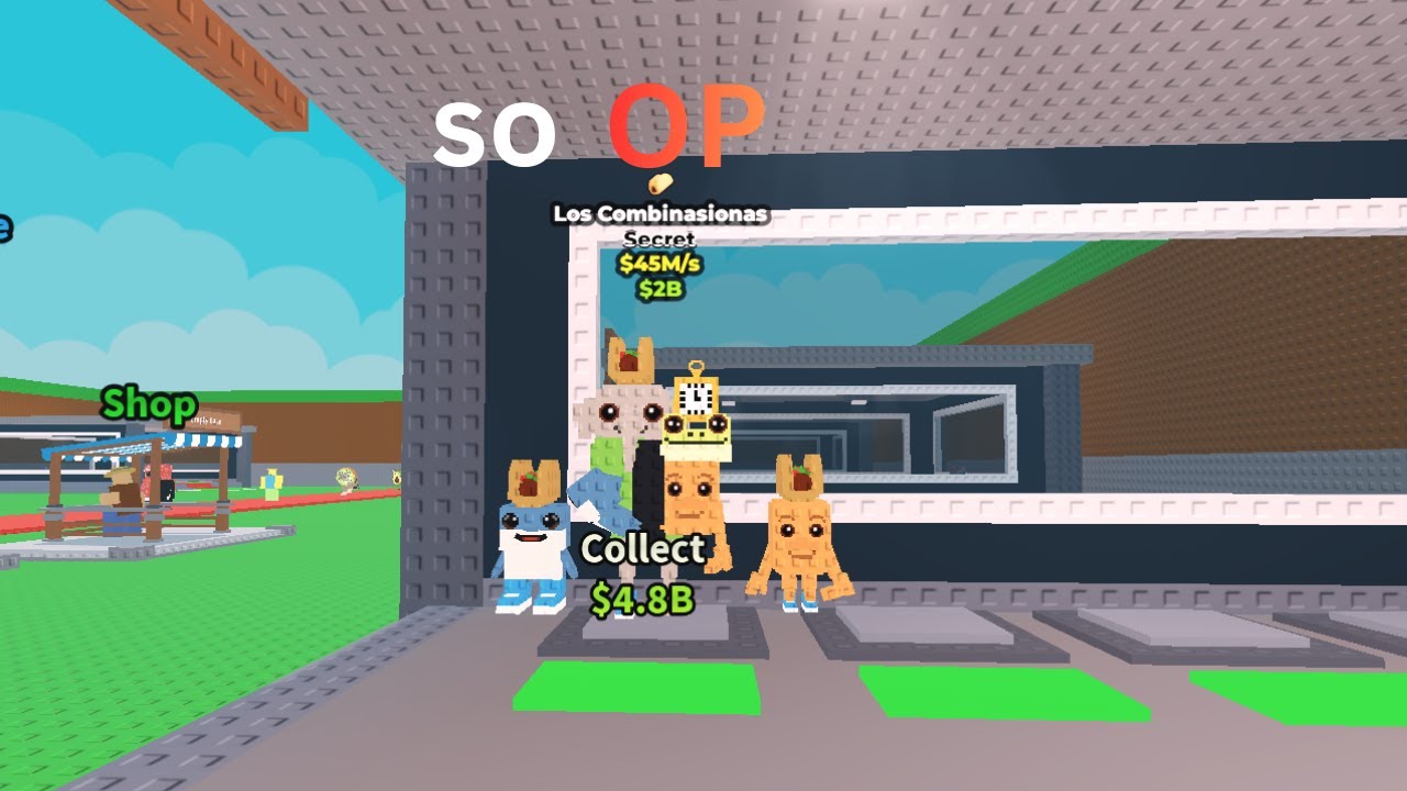 Opening lucky blocks in steal a brainrot