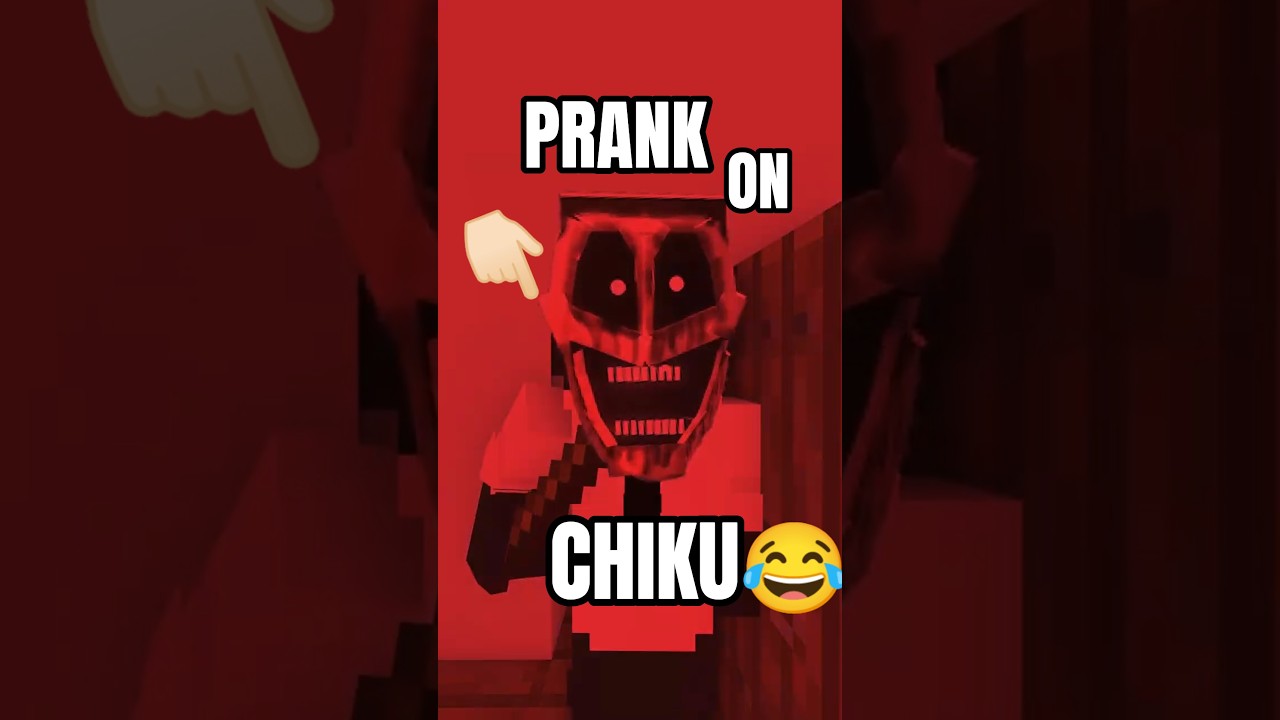 CHIKU KHA HAI 😦|| WAIT FOR END🤣🤣 #minecraft