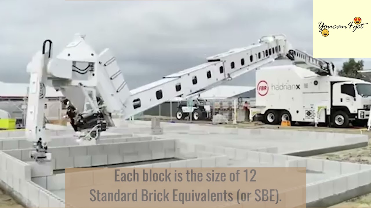 This Self-Bricklaying Robot Builds A House In Just 2 Days