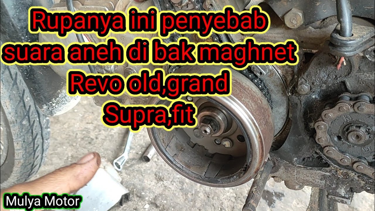 Suara aneh di bak mahnit Revo lama atau C series.