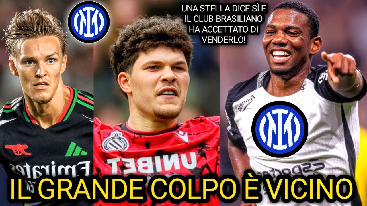 INTER ACCELERA PER 3 RINFORZI! UNA STELLA DICE S&Igrave; E IL CLUB BRASILIANO HA ACCETTATO DI VENDERLO!