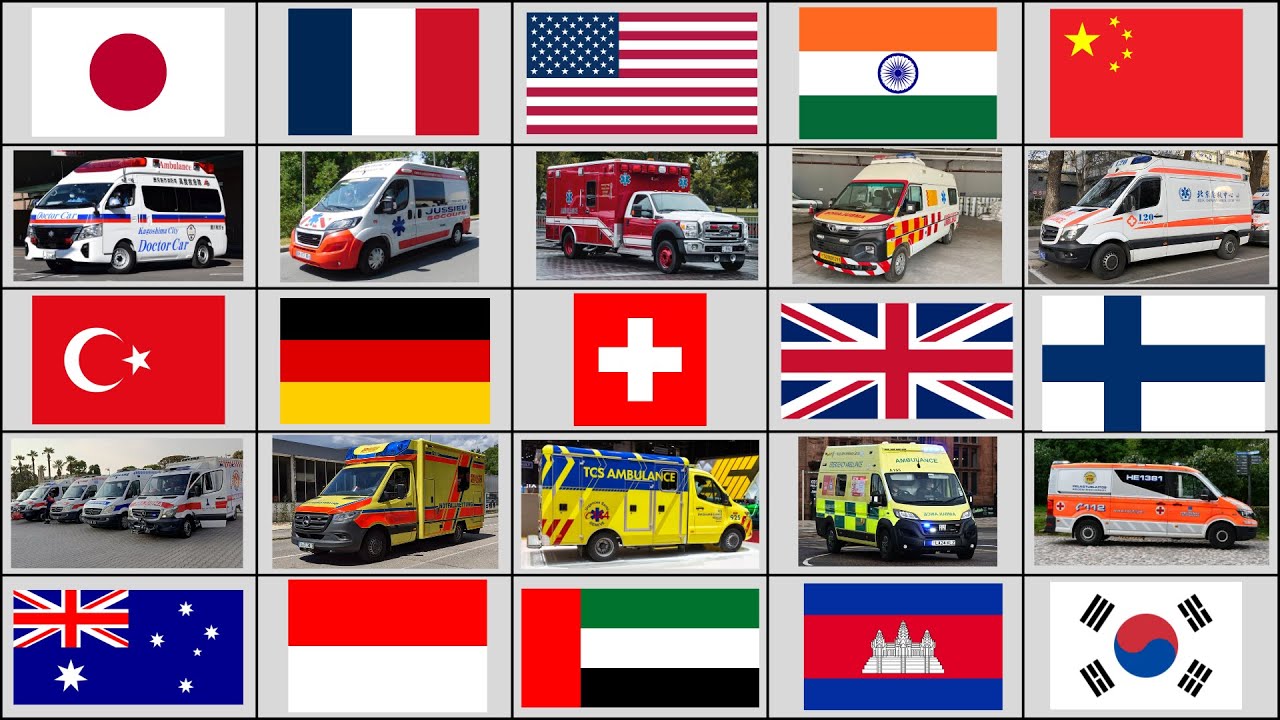 Which Country Has the Coolest Ambulance Car?