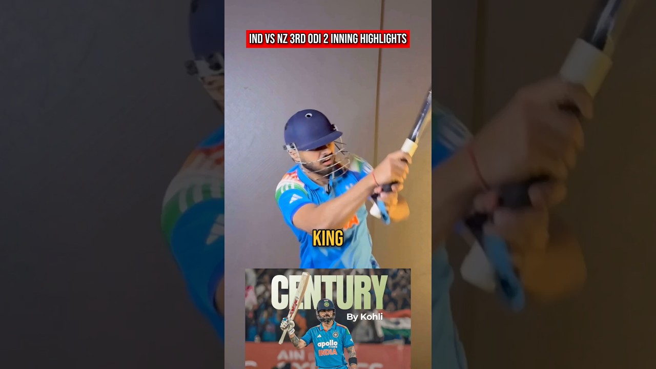 Ind vs Nz 3rd odi highlights-Virat the chase master💀 