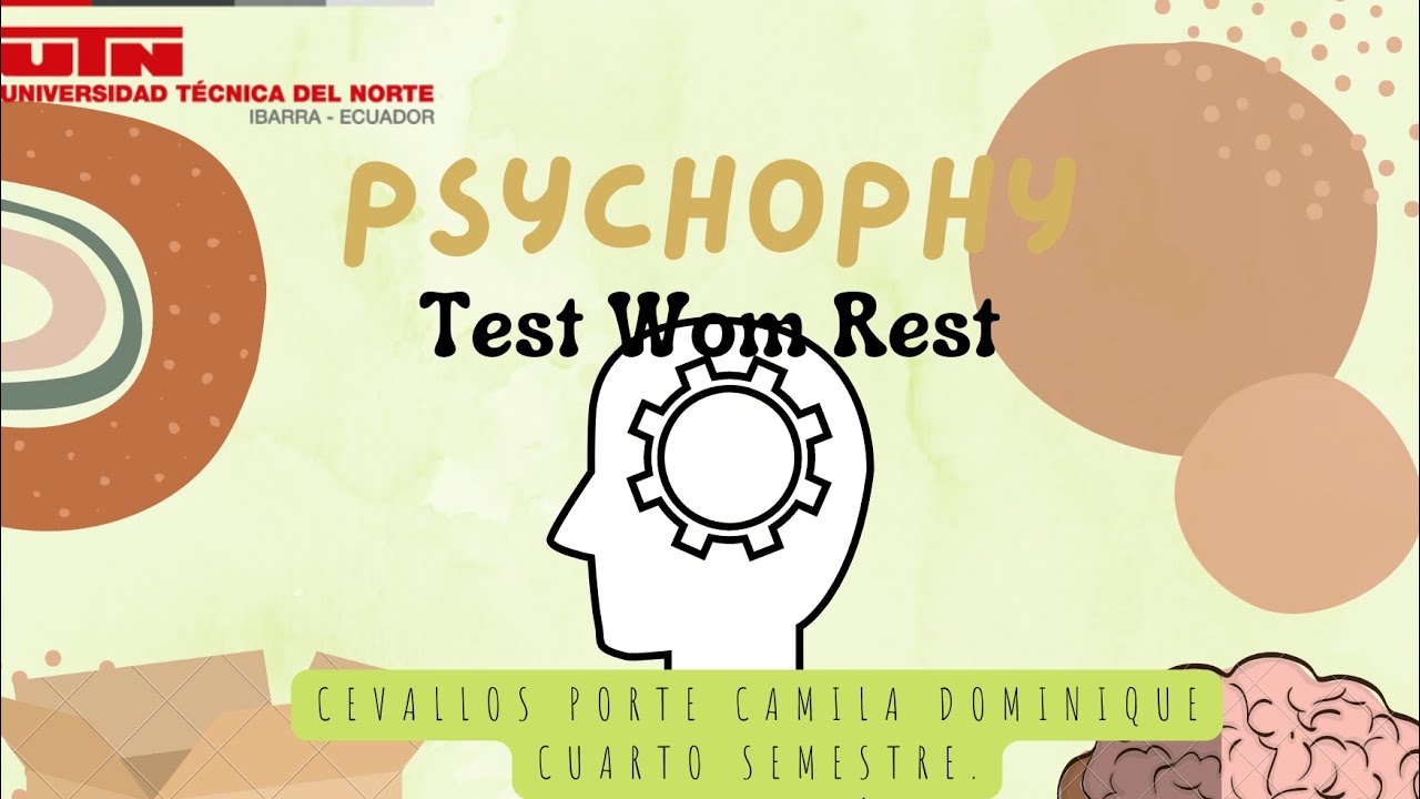 Neurociencia cognitiva. Tarea cognitiva de memoria (Wom Rest Test) en Psychopy.