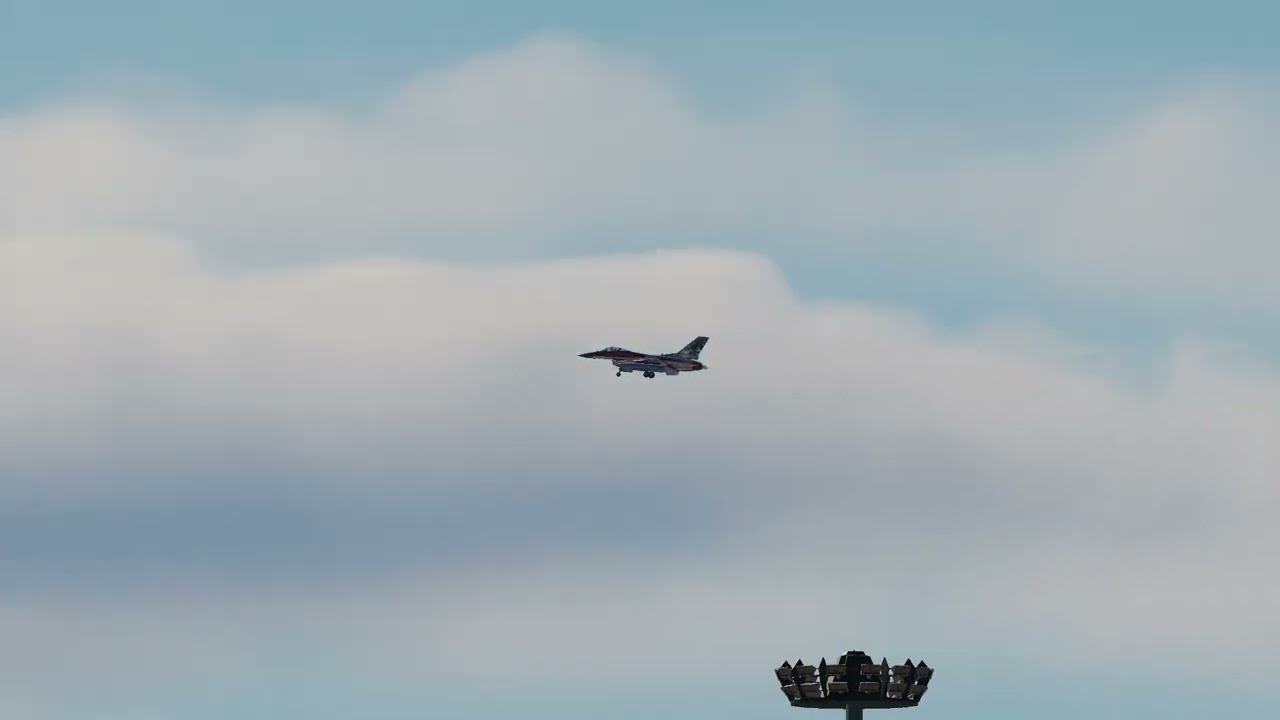 DCs Virtual Incirlik RIAT RDAF F-16 Arrival