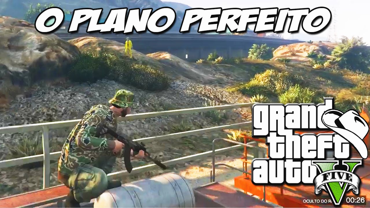 GTA 5 Online (PS4) - As Caçadas em Duplas: Plano perfeito e fuga aérea