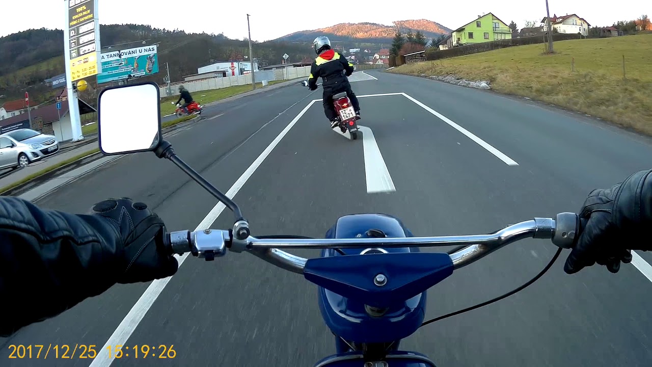 V&aacute;nočn&iacute; proj&iacute;žďka - 4x Jawa 50 pion&yacute;r