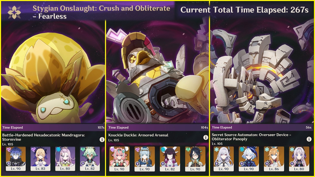 Genshin Impact Luna V Stygian Onslaught Fearless Difficulty