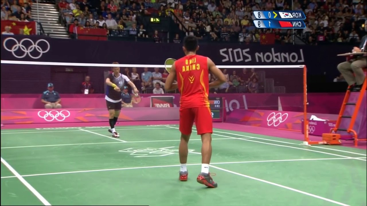 Lin Dan right handed nice angle
