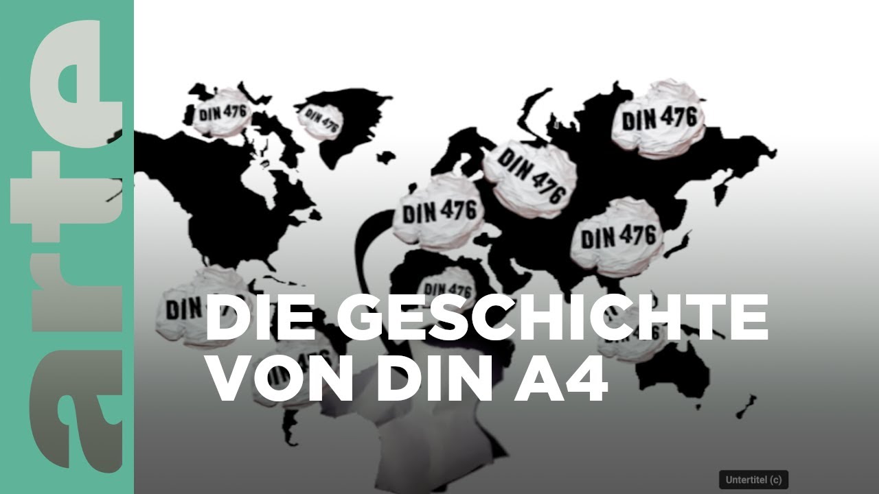DIN A4: Die Geschichte des Papierformats | ARTE Family