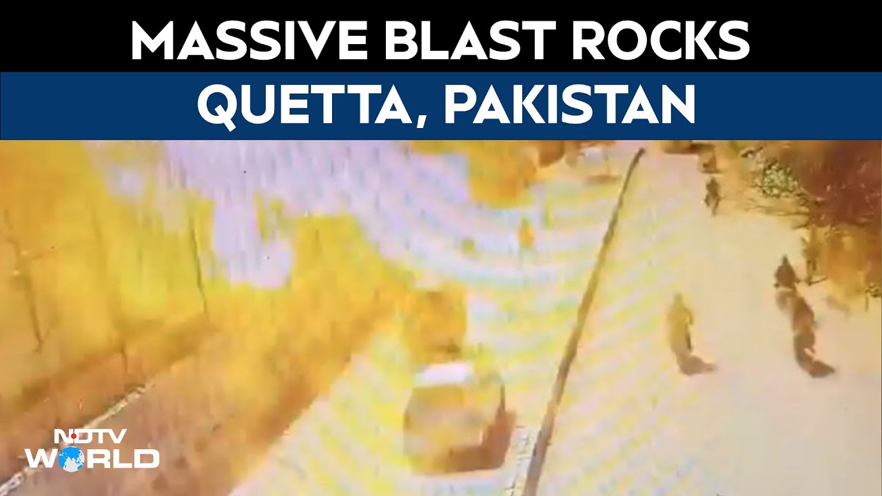 Pakistan Blast | Massive Blast Rocks Quetta, Pakistan Forces Vehicle Blown Up