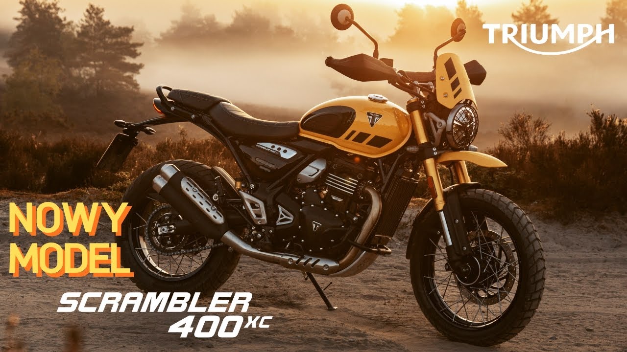 Nowy Triumph Scrambler 400 XC &ndash; ikona stylu wkracza do Polski już w październiku! 🇵🇱
