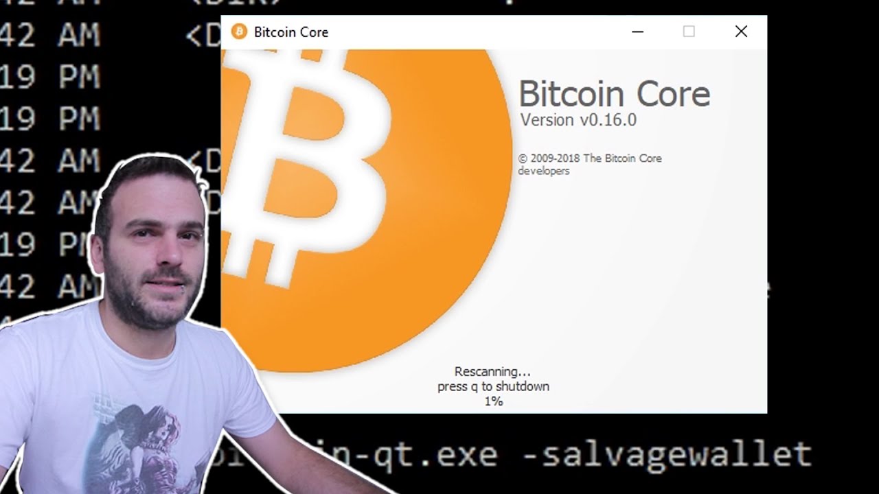 Использование salvagewallet для сохранения поврежденного файла Bitcoin-кошелька