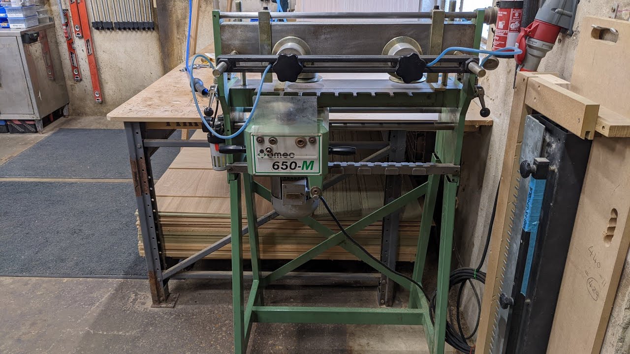 Cool new machine for the workshop Omec 650-m dovetailer / dovetail machine.