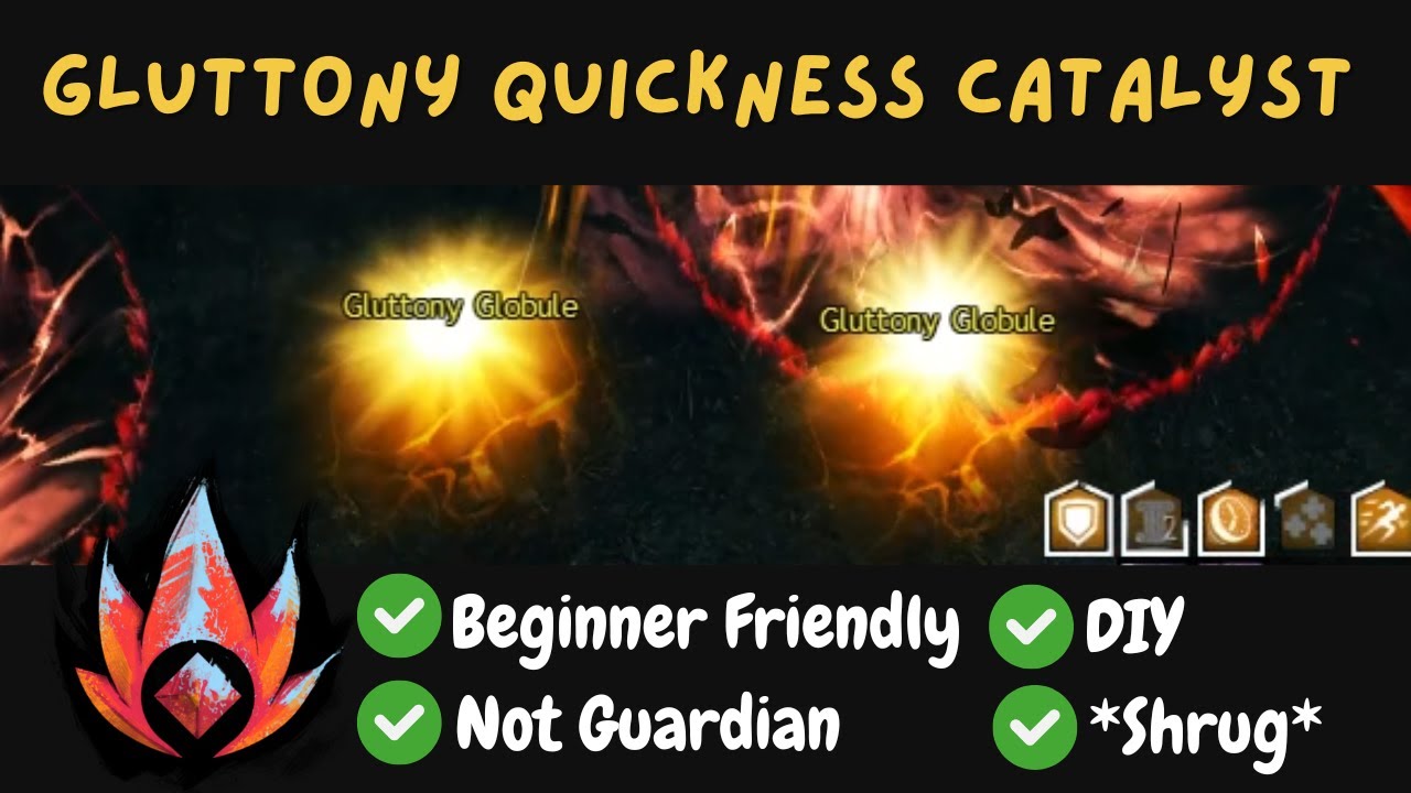 Guild Wars 2 - Lonely Tower CM - Gluttony Quickness Catalyst - by Clicker Gamer