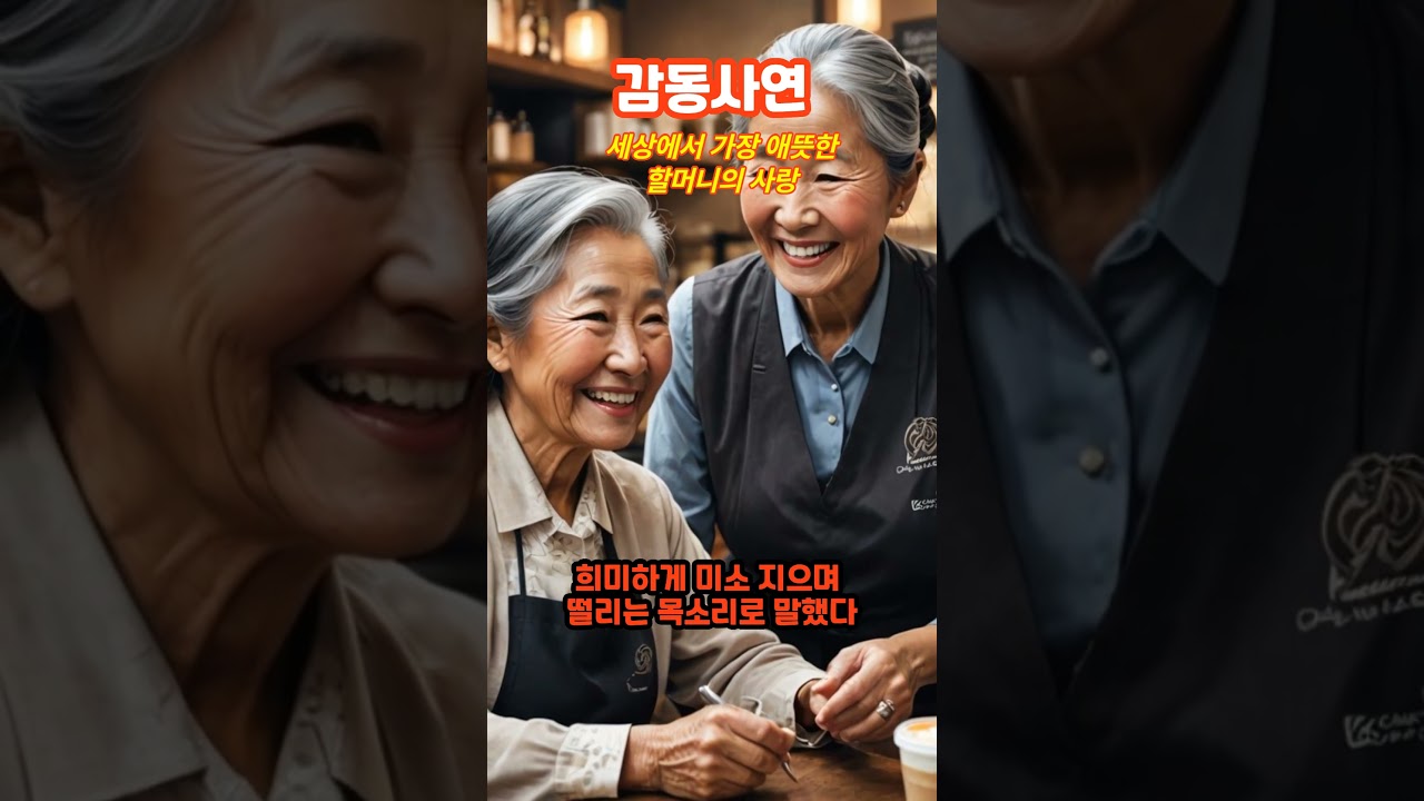 감동사연 10/세상에서 가장 애뜻한 할머니의 사랑