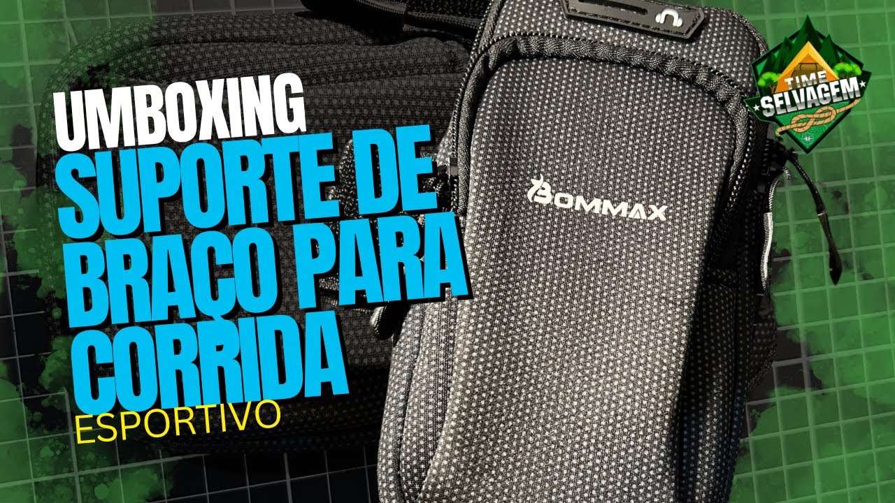 Unboxing Suporte Porta Celular para Corrida | Braçadeira Pro Esportiva