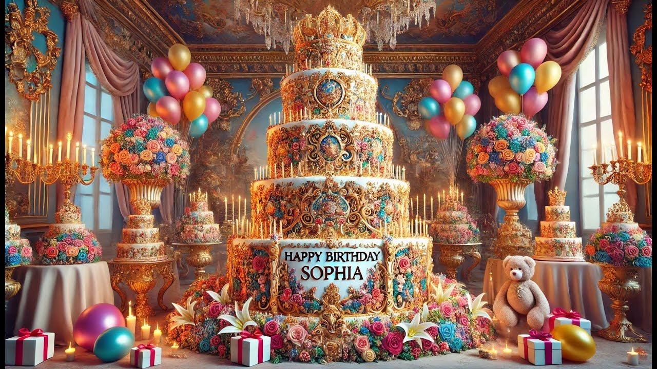 Happy Birthday SOPHIA!🎉 🎊 🎁 The best song for you! 🎶🎂 🥳