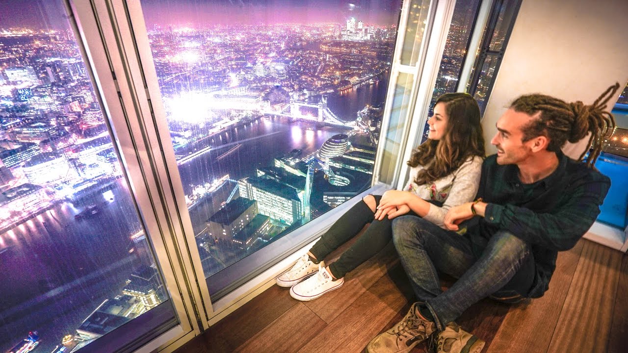 ABOVE LONDON AT NIGHT!