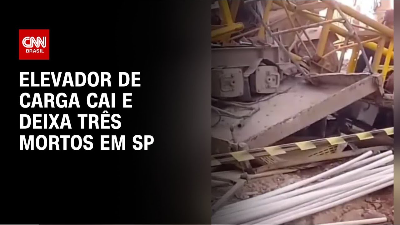 Queda de elevador de carga deixa três mortos em São Paulo | CNN 360º