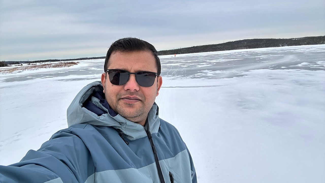 তাপমাত্রা, না কি অন্য কিছু? কানাডার শীতের রহস্য: পুকুর–লেক সব বরফ! #snow #winter #canada #viralvideo