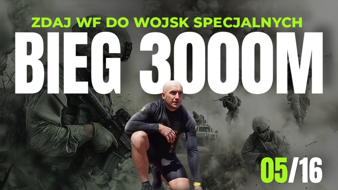 3 km w 12 minut! Zdaj bieg na 3000m w służbach mundurowych.