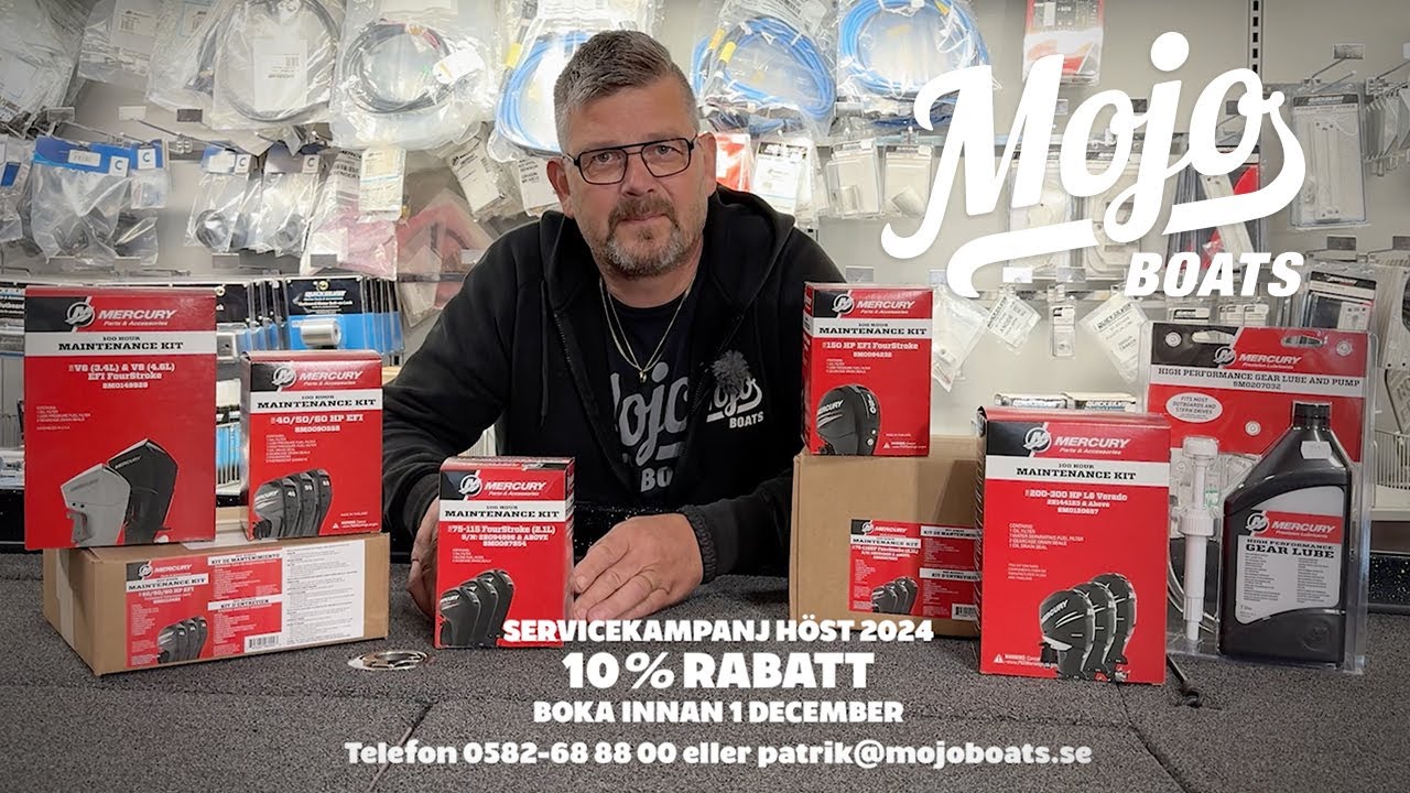 Mojoboats - Servicekampanj 2024