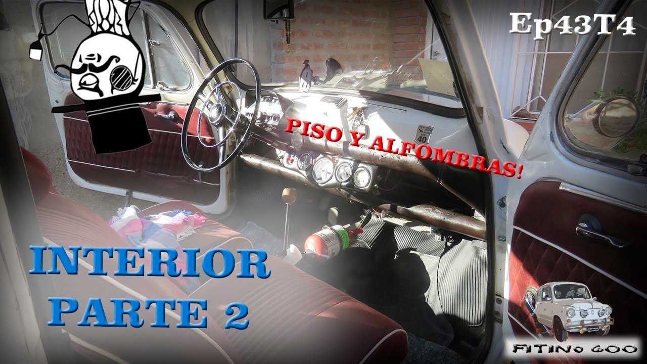 Alfombras para el Fiat 600 Ep43T04 / #carpet #Fitino600 #Fiat600