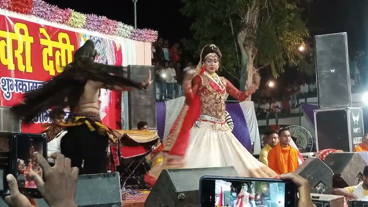 Jay mata di.   Mata manjeshwari Devi Mach Gaye