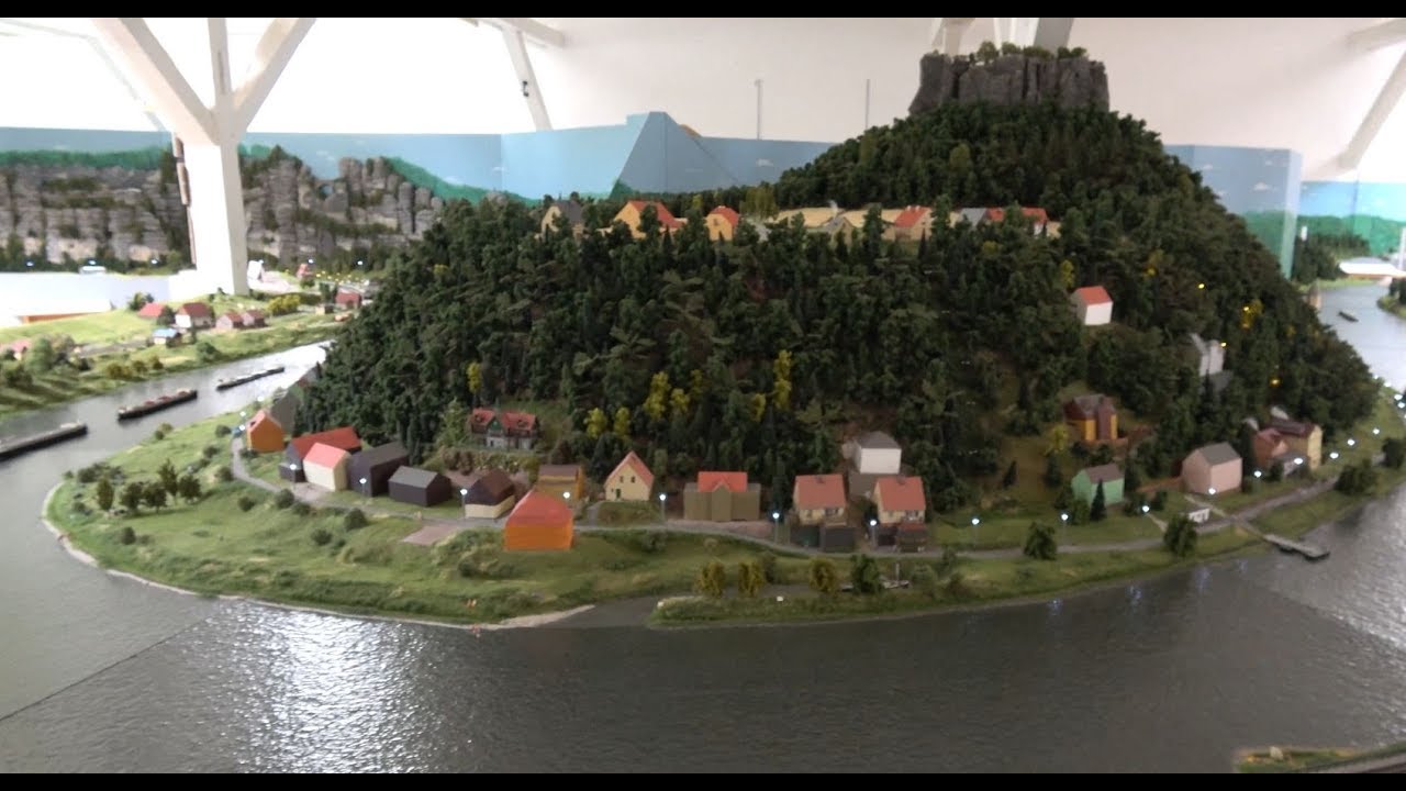 Miniatur-Elbtal in K&ouml;nigstein (Sachsen)