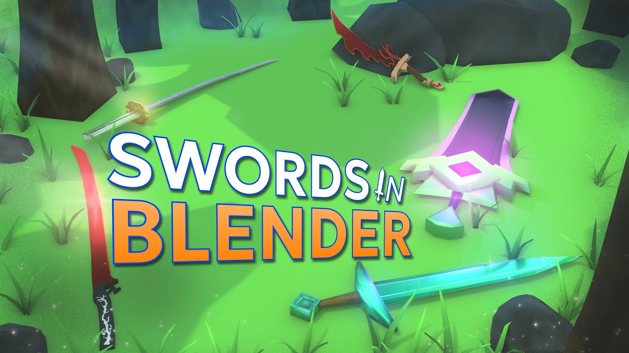 I Made Video Game Swords in Blender