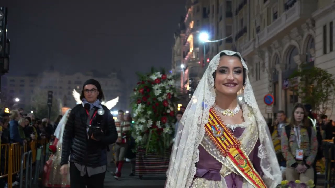 Fallas de Valencia 2024  Falla Fernando el Catolico Angel Gimera, Fallera Mayor Marian Hernandez